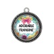 Pendentif Cabochon Argent - adorable frangine