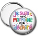 Miroir de poche - je suis une marraine qui déchire