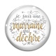 Cabochon Verre - je suis une marraine qui déchire