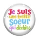 Cabochon Verre - je suis une belle soeur qui déchire