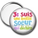 Miroir de poche - je suis une belle soeur qui déchire