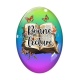 Cabochon Verre Ovale -  bonne lecture