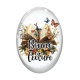 Cabochon Verre Ovale -  bonne lecture