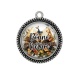 Pendentif Cabochon Argent -  bonne lecture