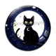 Cabochon Verre - chat