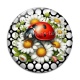 Cabochon Verre - coccinelle