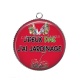 Pendentif Cabochon Argent -  j'peux pas j'ai jardinage