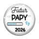 Cabochon Verre - futur papy 2026