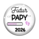 Cabochon Verre - futur papy 2026