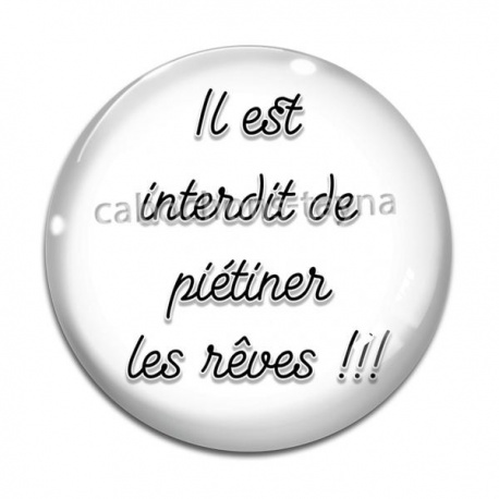 Cabochon Verre - proverbe