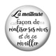 Cabochon Résine - citation