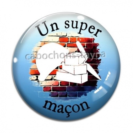 Cabochon Verre - un super maçon