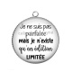 Pendentif Cabochon Argent - citation