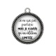 Pendentif Cabochon Argent - citation