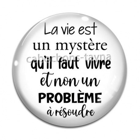 Cabochon Verre - proverbe