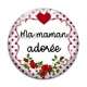 Cabochon Verre - ma maman adorée
