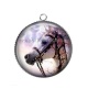 Pendentif Cabochon Argent - cheval