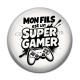 Cabochon Résine - mon fils est un super gamer