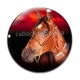 Cabochon Verre - cheval