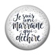 Cabochon Résine - je suis une marraine qui déchire