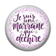 Cabochon Résine -  je suis une marraine qui déchire