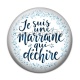 Cabochon Résine -  je suis une marraine qui déchire