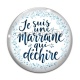 Cabochon Verre -  je suis une marraine qui déchire