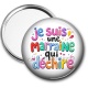 Miroir de poche -  je suis une marraine qui déchire