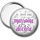 Miroir de poche - je suis une marraine qui déchire