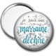 Miroir de poche - je suis une marraine qui déchire