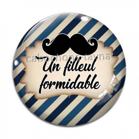 Cabochon Verre - un filleul formidable