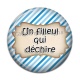 Cabochon Résine - un filleul qui déchire