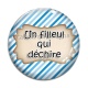 Cabochon Verre - un filleul qui déchire
