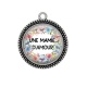 Pendentif Cabochon Argent - une mamie d'amour