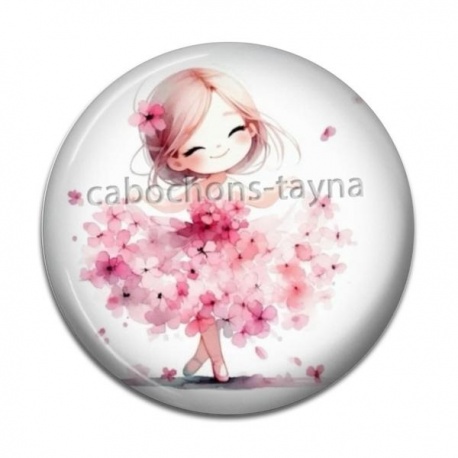 Cabochon Résine - commande roux