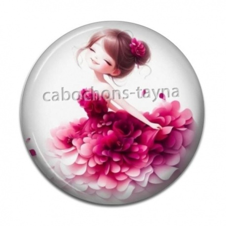 Cabochon Résine - commande roux