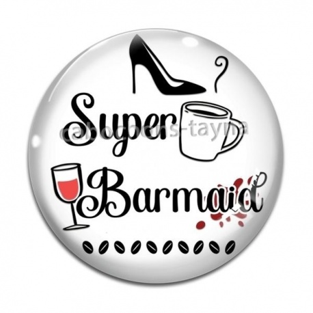 Cabochon Verre - super barmaid