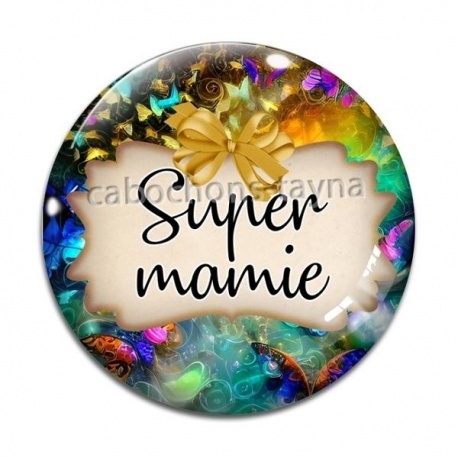 Cabochon Verre - super mamie