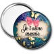 Miroir de poche - je t'aime mamie