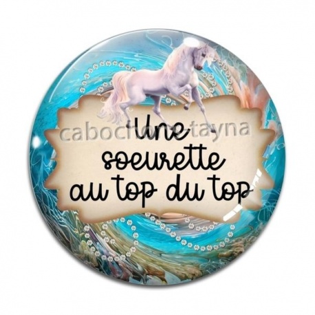 Cabochon Verre - une s?urette au top du top