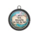 Pendentif Cabochon Argent - une s?urette au top du top