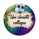 Cabochon Verre - une chouette collègue