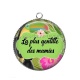 Pendentif Cabochon Argent - la plus gentille des mamies