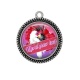 Pendentif Cabochon Argent - merci pour tout