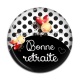 Cabochon Résine - bonne retraite