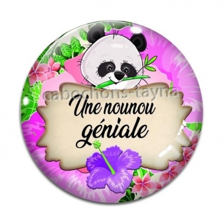 Cabochon Verre - une géniale