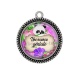 Pendentif Cabochon Argent - une géniale