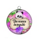 Pendentif Cabochon Argent - une nounou incroyable