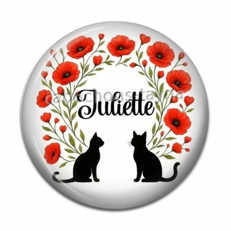 Cabochon Résine - votre prénom