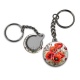 Porte clés - coquelicot